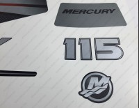 Mercury 115HP Four Stroke 2013-2017 Outboard Decal Kit